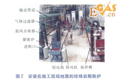 大型LNG儲罐現場珍珠巖膨脹填充技術