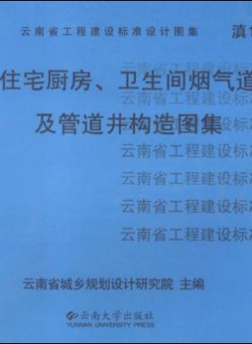 住宅廚房、衛(wèi)生間煙氣道及管道井構(gòu)造圖集滇05J01