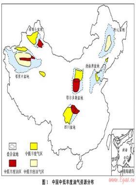 中國(guó)中低豐度油氣資源大型化成藏與分布